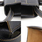 Loewe Barcelona 2-Way Shoulder Embossed Leather Black Handbag — view 9