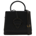 Loewe Barcelona 2-Way Shoulder Embossed Leather Black Handbag