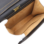 Loewe Barcelona 2-Way Shoulder Embossed Leather Black Handbag — view 6