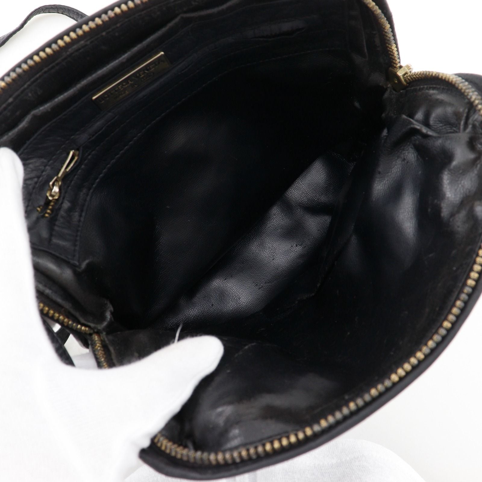 Bottega Veneta Intrecciato Calf Black Shoulder — view 5