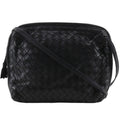 Bottega Veneta Intrecciato Calf Black Shoulder