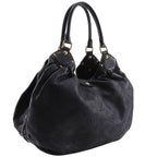 Louis Vuitton Mahina L Monogram Noir Black Tote — view 3