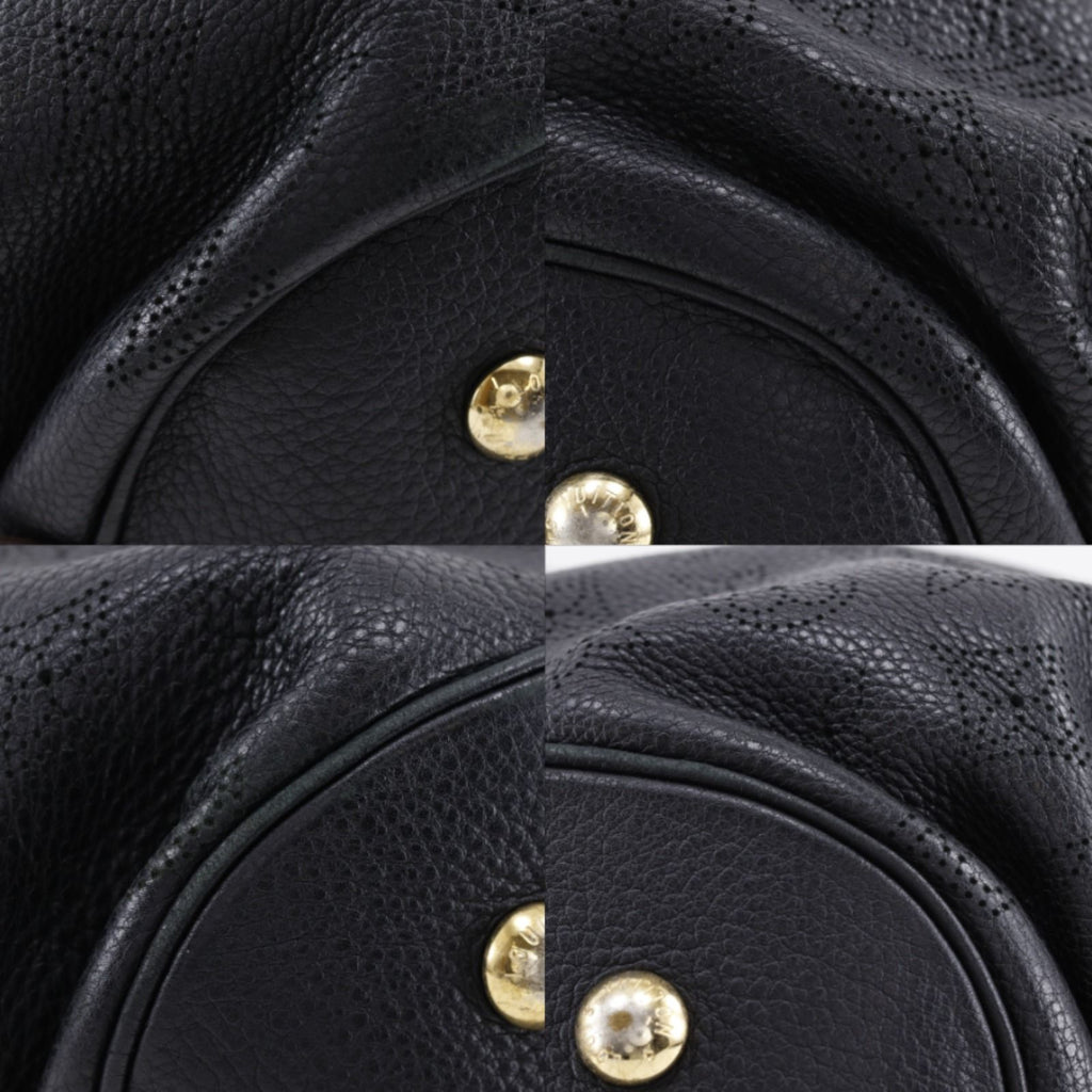 Louis Vuitton Mahina L Monogram Noir Black Tote — view 4