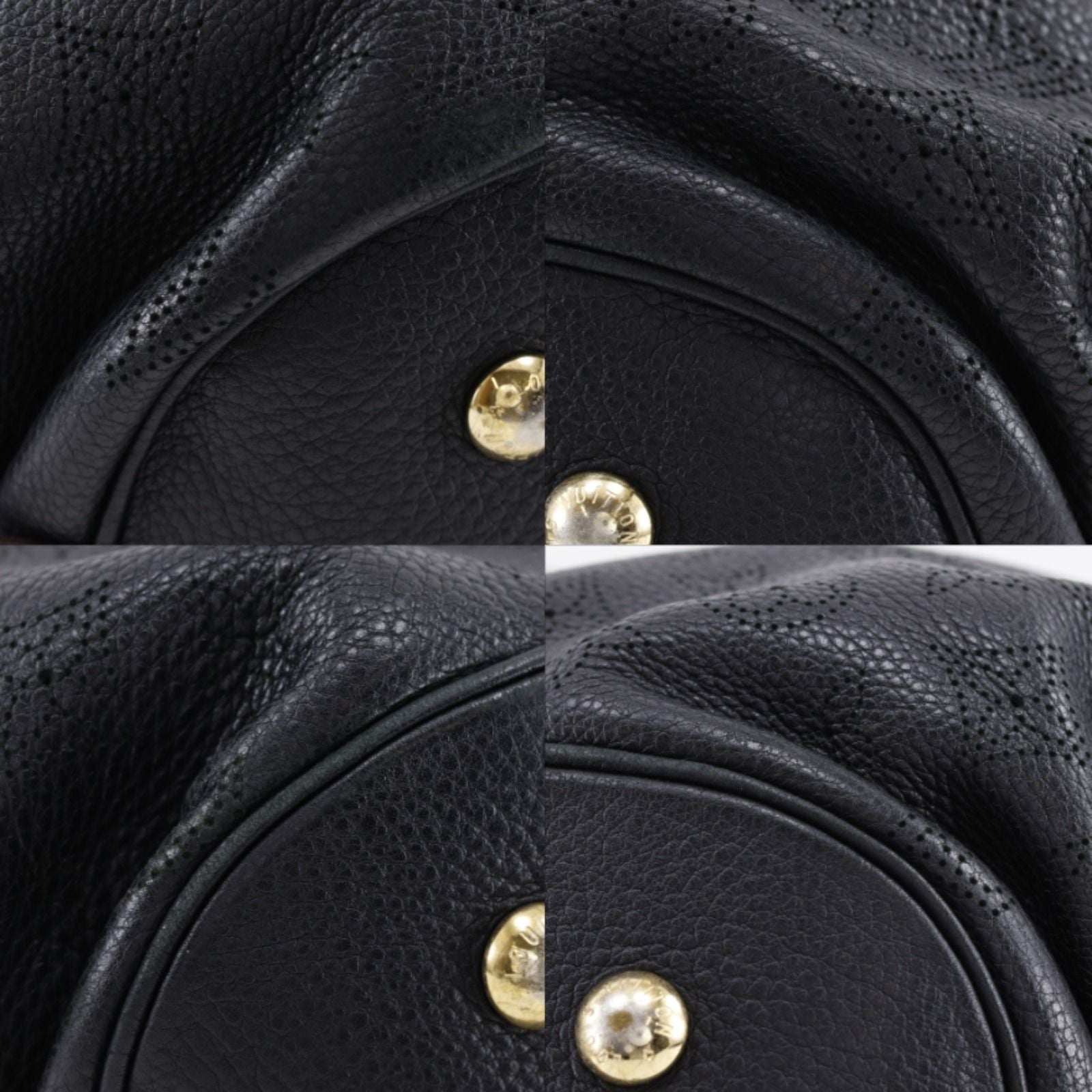 Louis Vuitton Mahina L Monogram Noir Black Tote — view 4