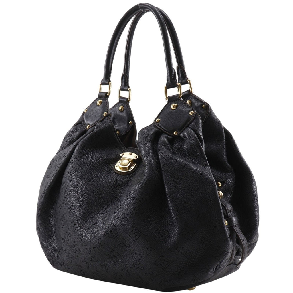 Louis Vuitton Mahina L Monogram Noir Black Tote — view 2