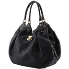 Louis Vuitton Mahina L Monogram Noir Black Tote — view 2
