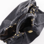 Louis Vuitton Mahina L Monogram Noir Black Tote — view 5