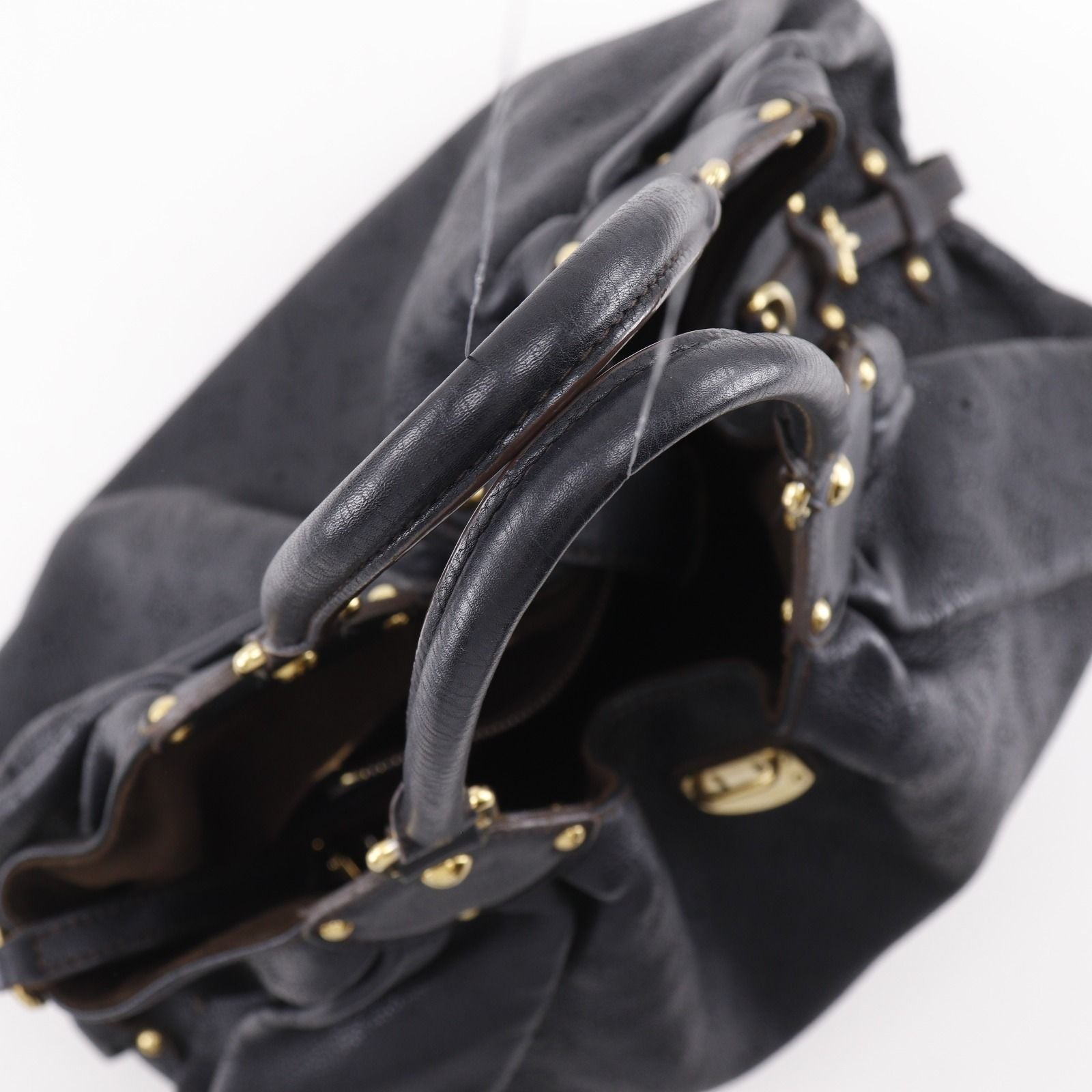 Louis Vuitton Mahina L Monogram Noir Black Tote — view 5