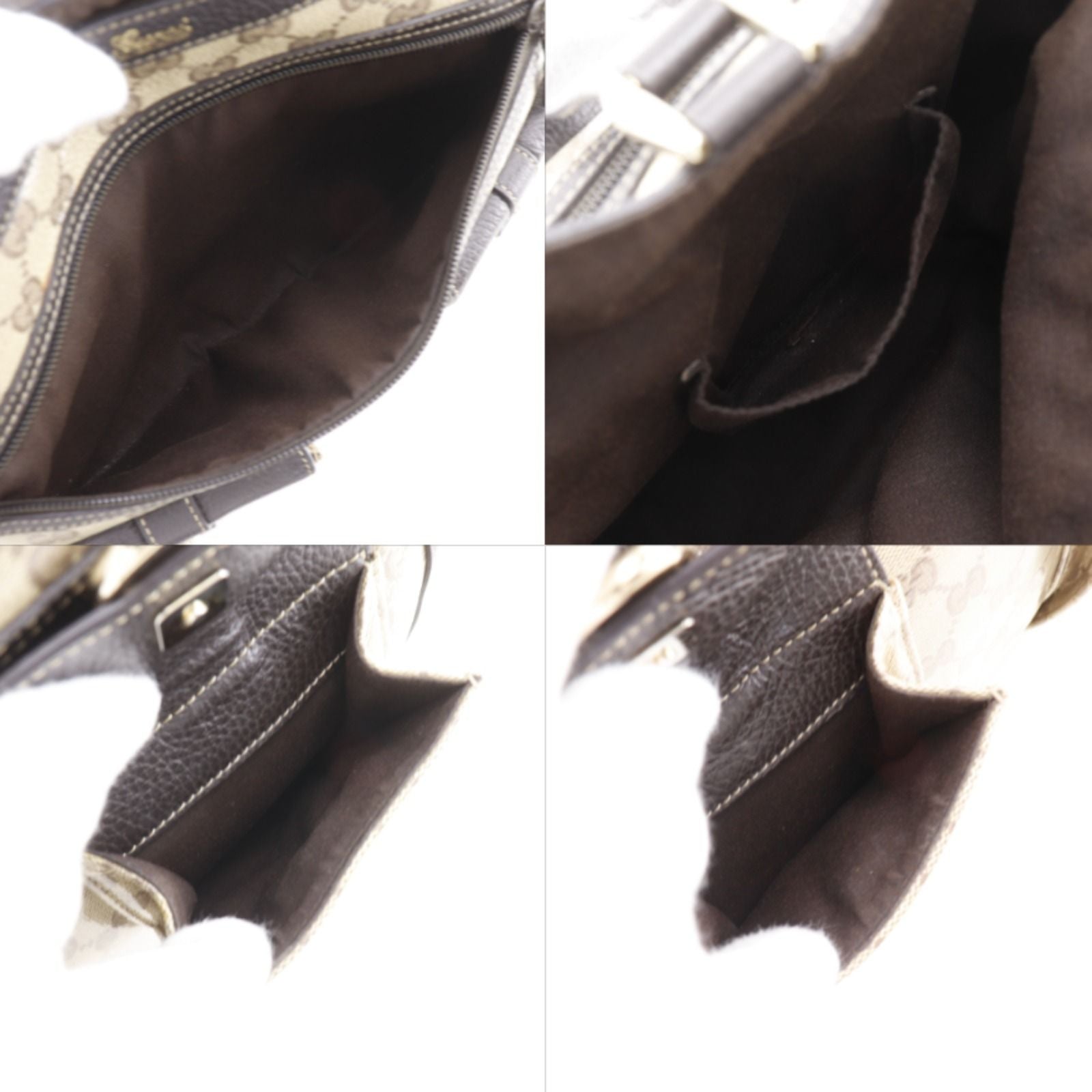 Gucci GG Crystal Brown Tote — view 8