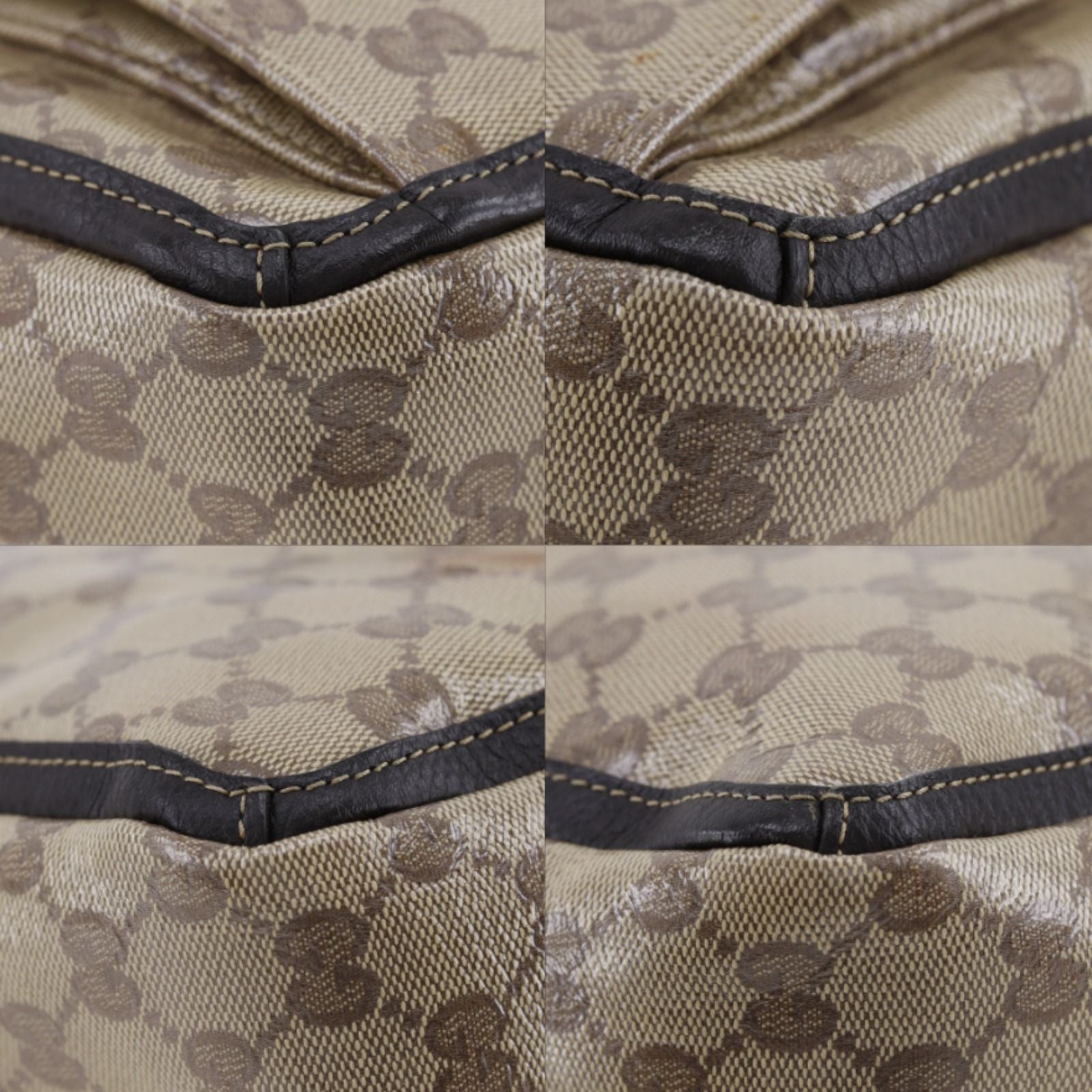 Gucci GG Crystal Brown Tote — view 4