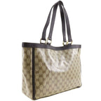 Gucci GG Crystal Brown Tote — view 3