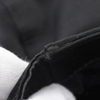Prada Logo Fringe Satin Black Shoulder — view 8