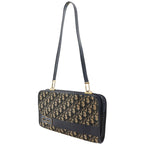 Dior Trotter Vintage Canvas Navy Shoulder — view 2