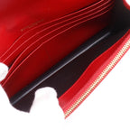 Saint Laurent Envelope Chain Shoulder Leather Red Wallet — view 6