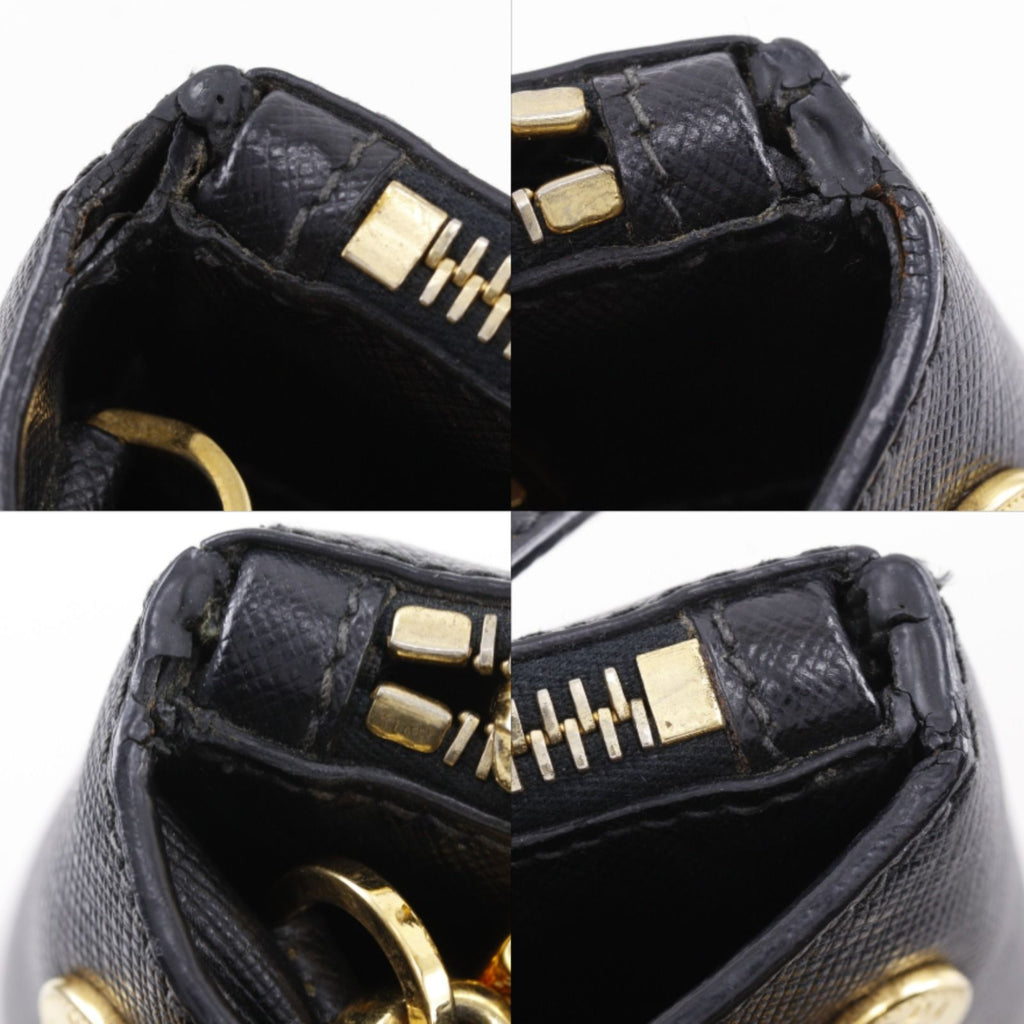 Prada Galleria 2-Way Shoulder Saffiano Black Handbag — view 8