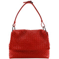 Bottega Veneta Intrecciato Calf Red Shoulder