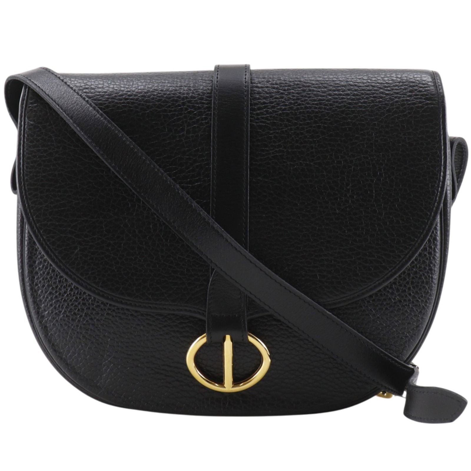 Dior CD Logo Vintage Calf Black Shoulder