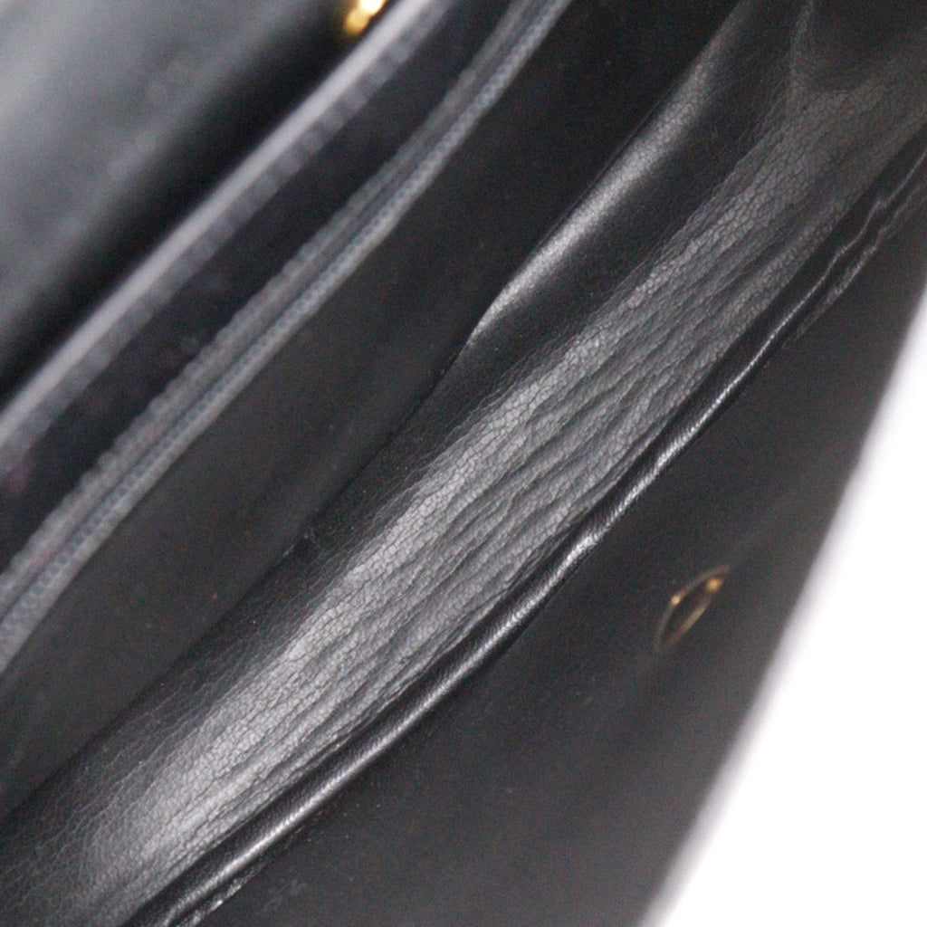 Dior CD Logo Vintage Calf Black Shoulder — view 5