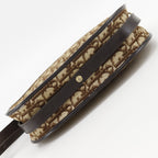 Dior Trotter CD Logo Vintage Canvas Brown Shoulder — view 5