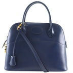 Hermes Bolide 31 2-Way Shoulder Votadelact Blue Marine Gold B Handbag