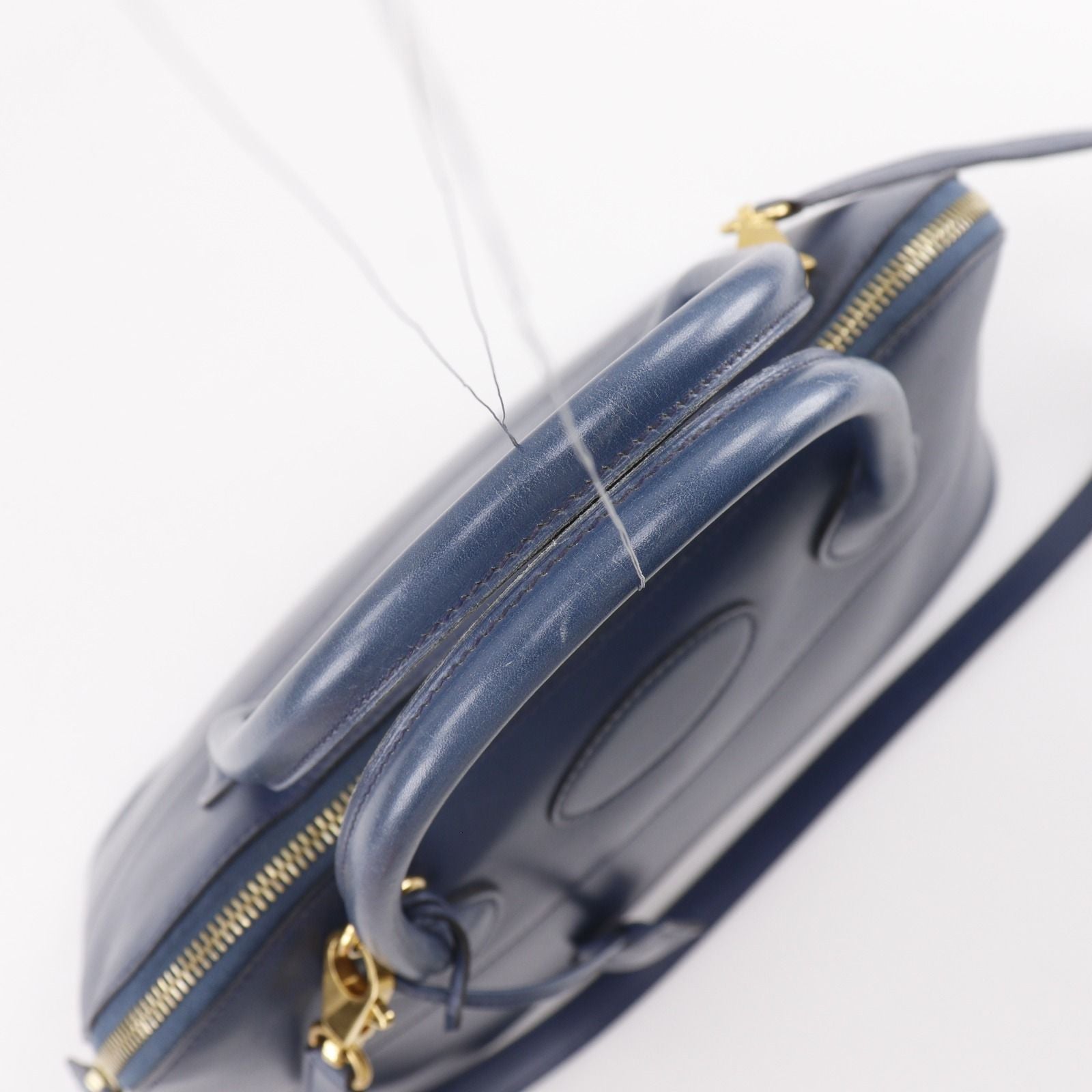 Hermes Bolide 31 2-Way Shoulder Votadelact Blue Marine Gold B Handbag — view 5