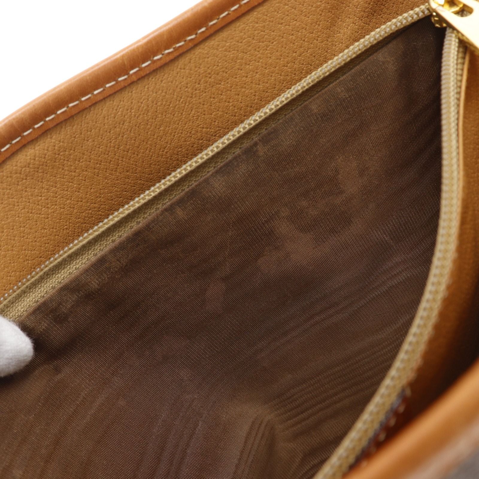 Celine Macadam Bucket Vintage Brown Tote — view 7