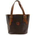 Celine Macadam Bucket Vintage Brown Tote