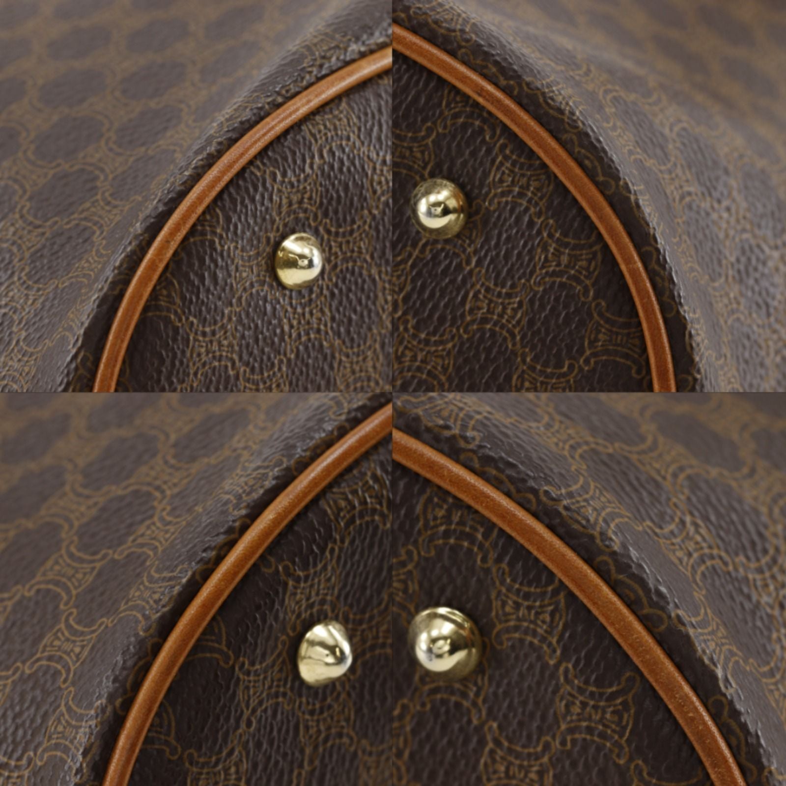 Celine Macadam Bucket Vintage Brown Tote — view 4