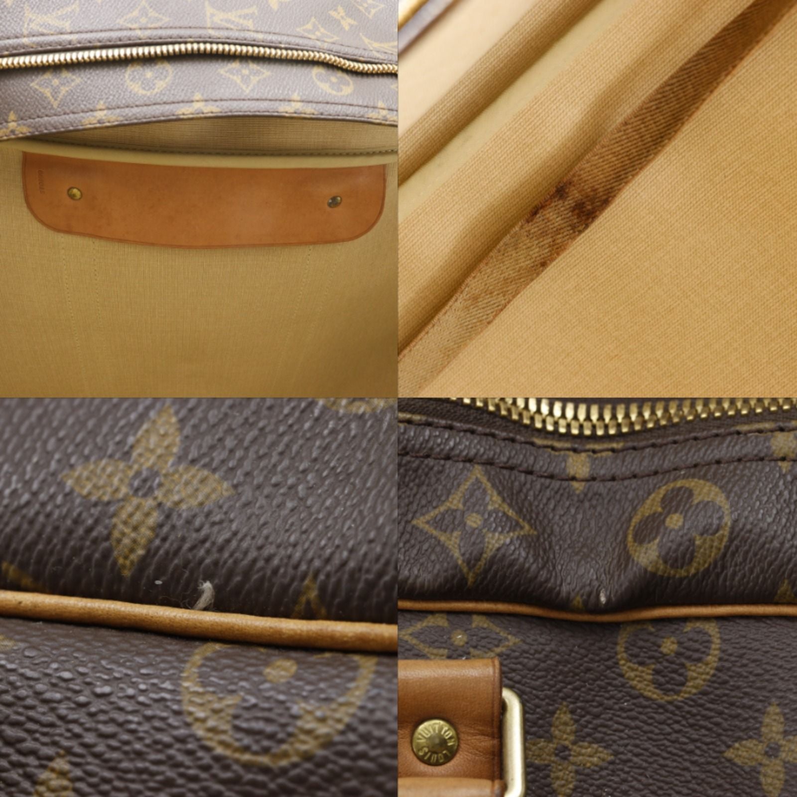Louis Vuitton Sirius 70 Monogram Canvas Brown Boston — view 9