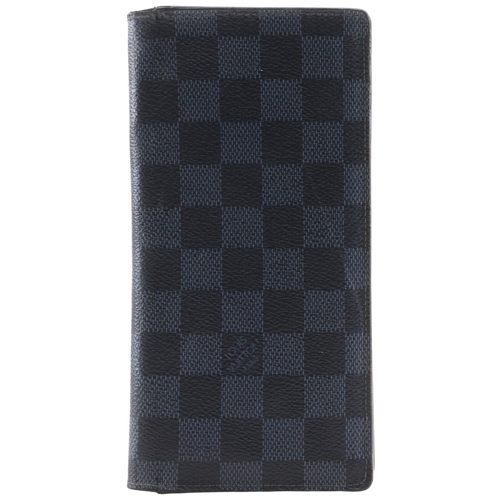 Louis Vuitton Portefeuille Brazza Damier Graphite Canvas Black Wallet