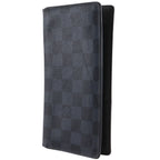 Louis Vuitton Portefeuille Brazza Damier Graphite Canvas Black Wallet — view 2