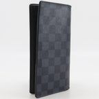 Louis Vuitton Portefeuille Brazza Damier Graphite Canvas Black Wallet — view 3