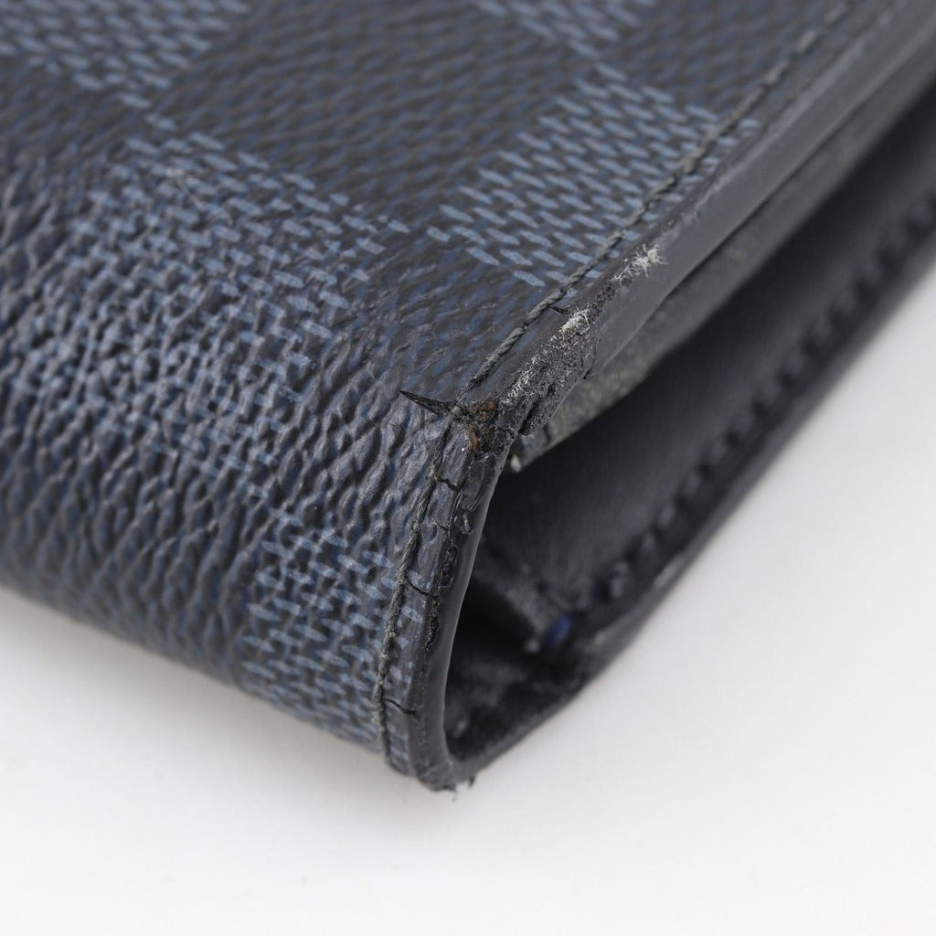 Louis Vuitton Portefeuille Brazza Damier Graphite Canvas Black Wallet — view 5