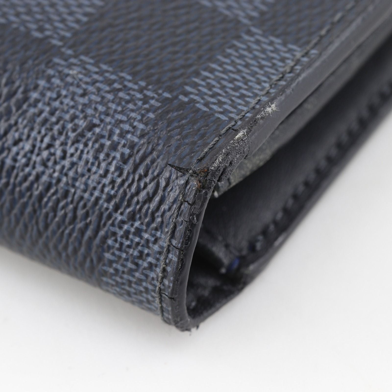 Louis Vuitton Portefeuille Brazza Damier Graphite Canvas Black Wallet — view 5