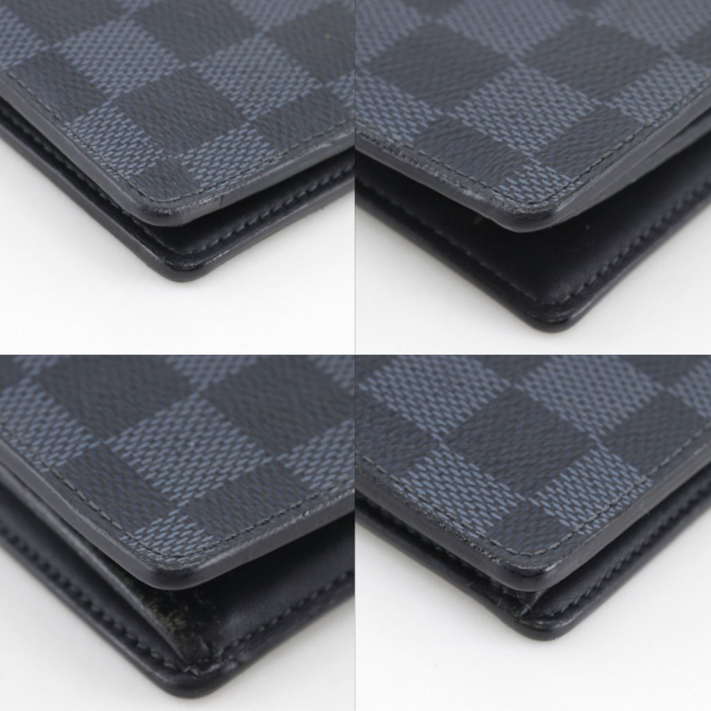 Louis Vuitton Portefeuille Brazza Damier Graphite Canvas Black Wallet — view 6
