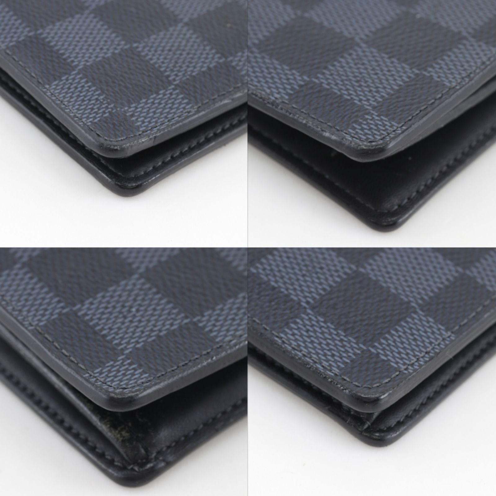 Louis Vuitton Portefeuille Brazza Damier Graphite Canvas Black Wallet — view 6