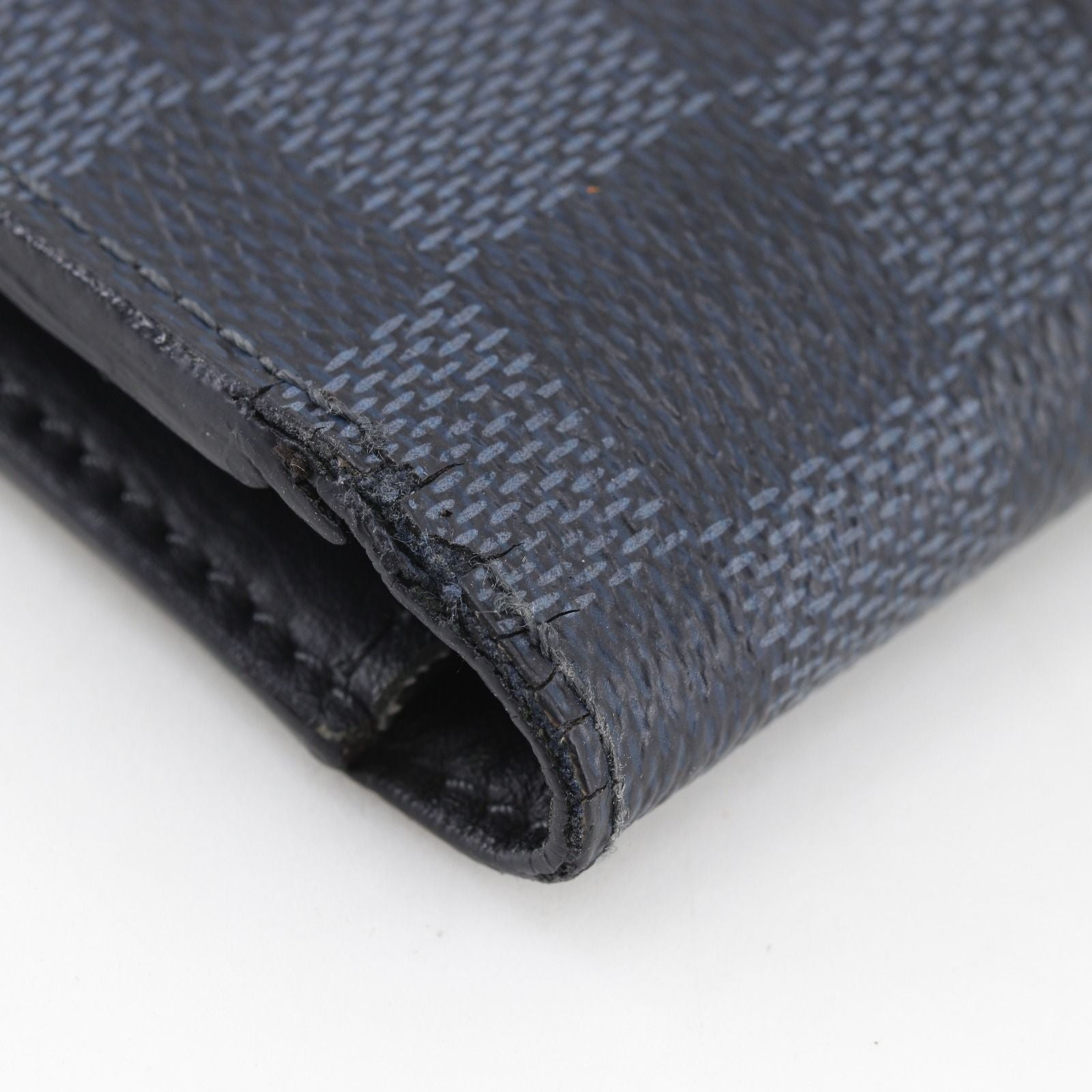 Louis Vuitton Portefeuille Brazza Damier Graphite Canvas Black Wallet — view 4