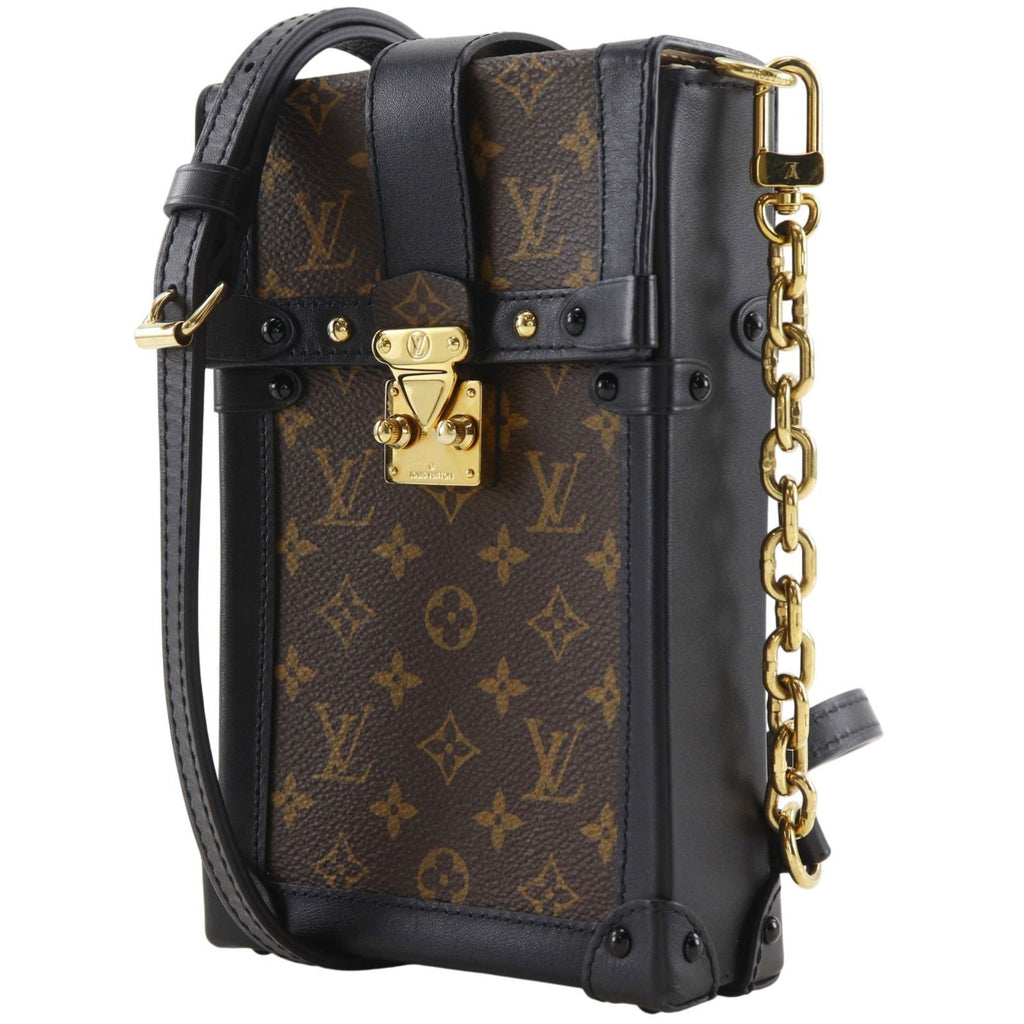 Louis Vuitton Pochette Trunk Vertical Monogram Canvas Brown — view 2