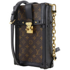Louis Vuitton Pochette Trunk Vertical Monogram Canvas Brown — view 2