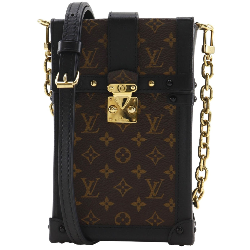 Louis Vuitton Pochette Trunk Vertical Monogram Canvas Brown