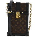 Louis Vuitton Pochette Trunk Vertical Monogram Canvas Brown