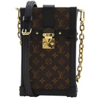 Louis Vuitton Pochette Trunk Vertical Monogram Canvas Brown