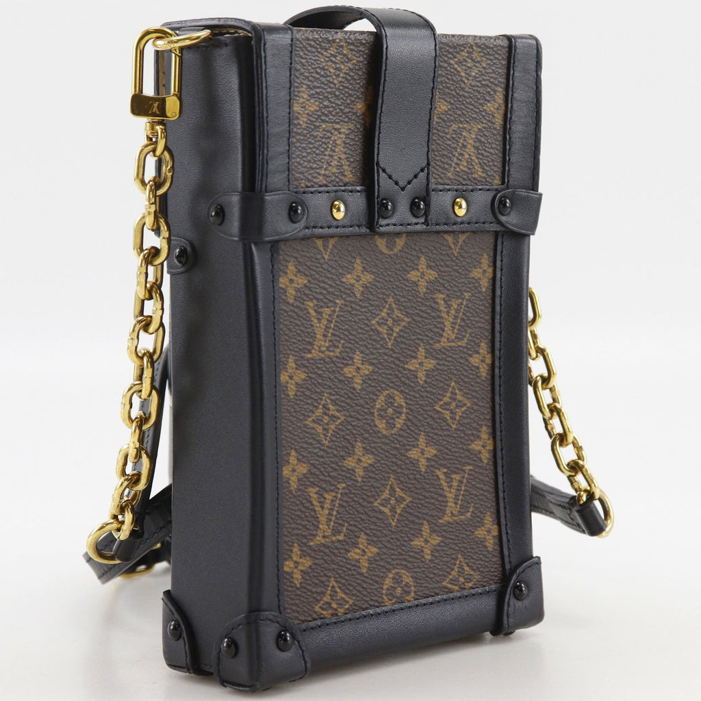 Louis Vuitton Pochette Trunk Vertical Monogram Canvas Brown — view 3