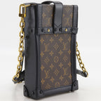 Louis Vuitton Pochette Trunk Vertical Monogram Canvas Brown — view 3