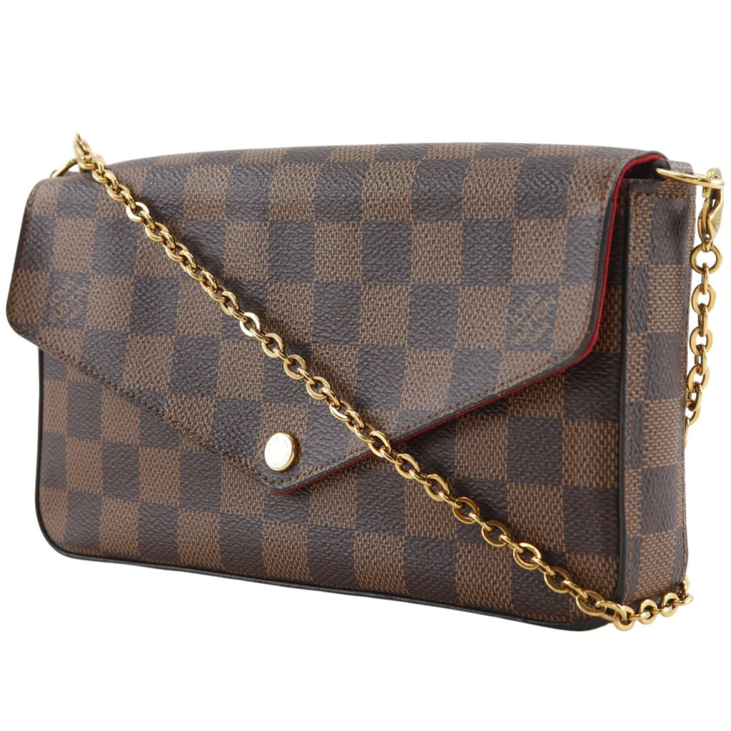 Louis Vuitton Pochette Felicie 2-Way Clutch Damier Canvas — view 2