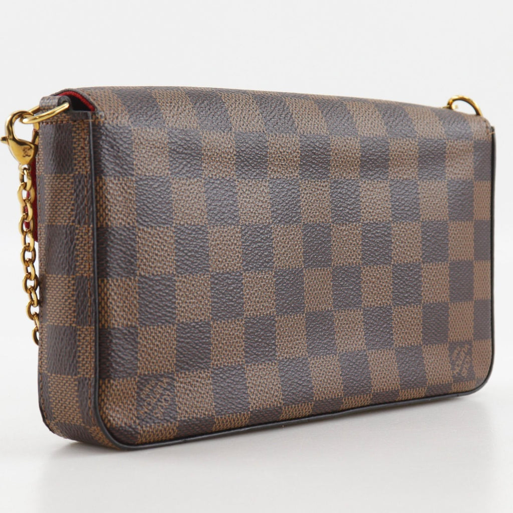 Louis Vuitton Pochette Felicie 2-Way Clutch Damier Canvas — view 3