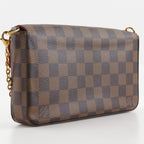 Louis Vuitton Pochette Felicie 2-Way Clutch Damier Canvas — view 3