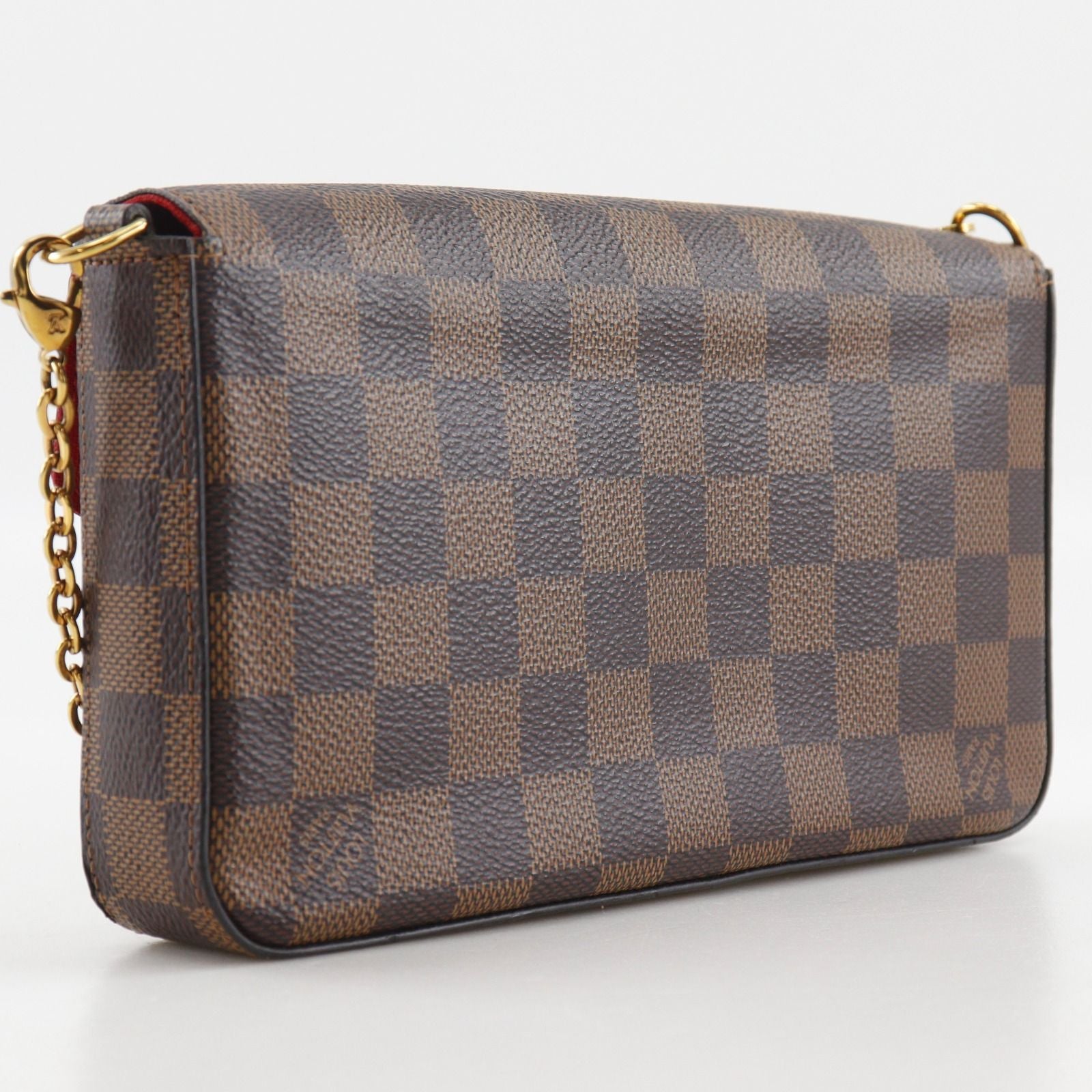 Louis Vuitton Pochette Felicie 2-Way Clutch Damier Canvas — view 3