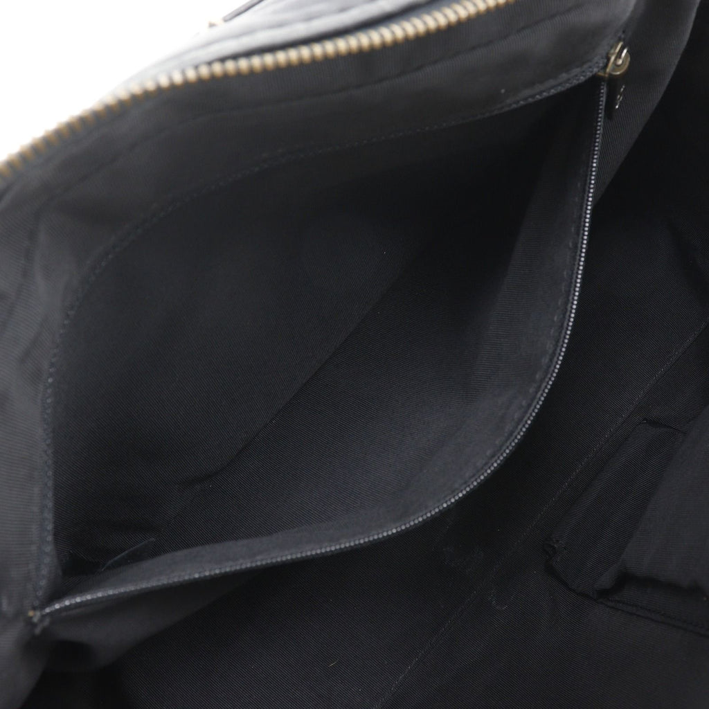 Chanel Wild Stitch CC Logo Calf Black Handbag — view 8