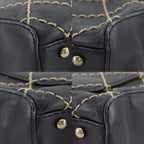 Chanel Wild Stitch CC Logo Calf Black Handbag — view 4